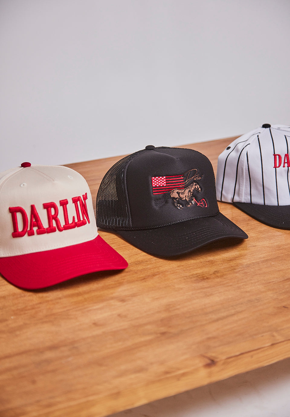 DARLIN'® Black Trucker Hat