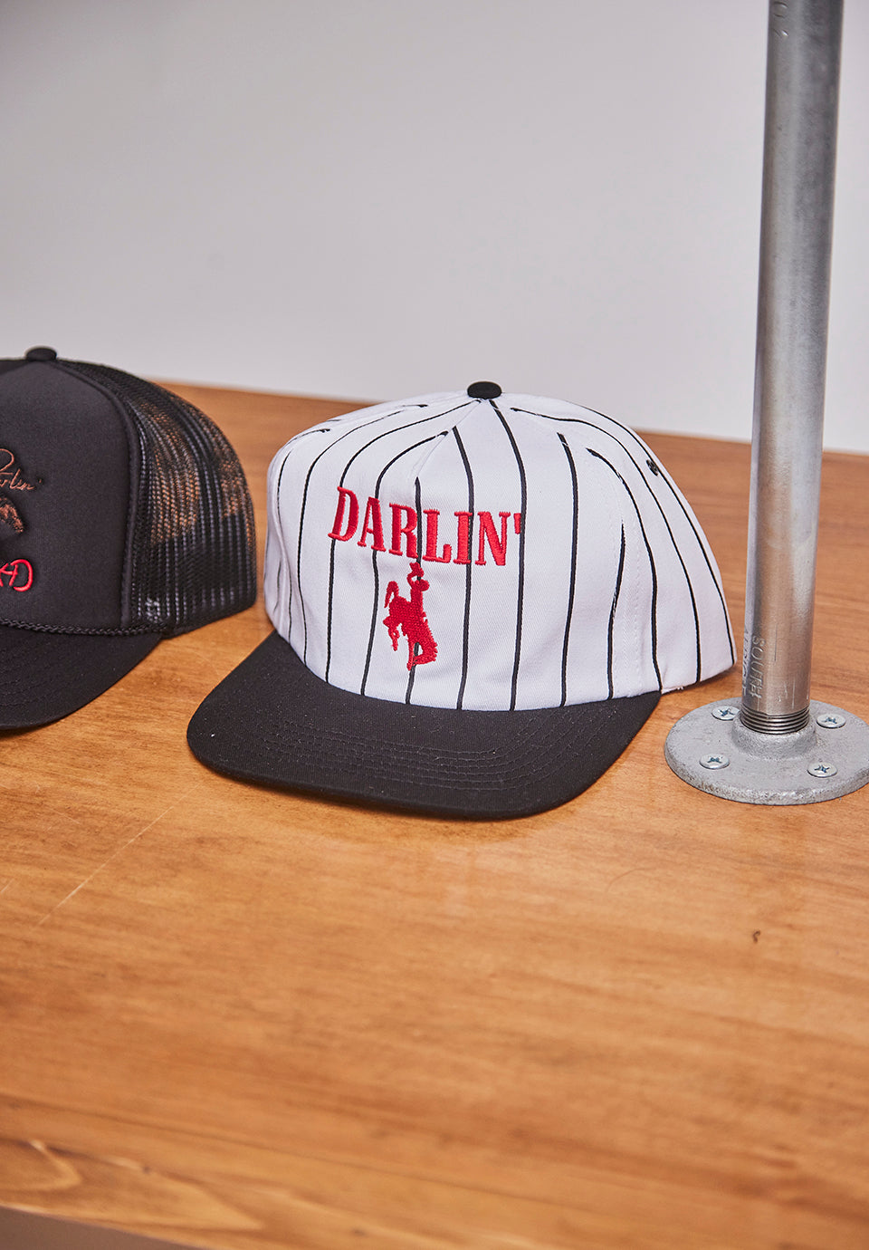 DARLIN'™ Pinstripe Snapback Red