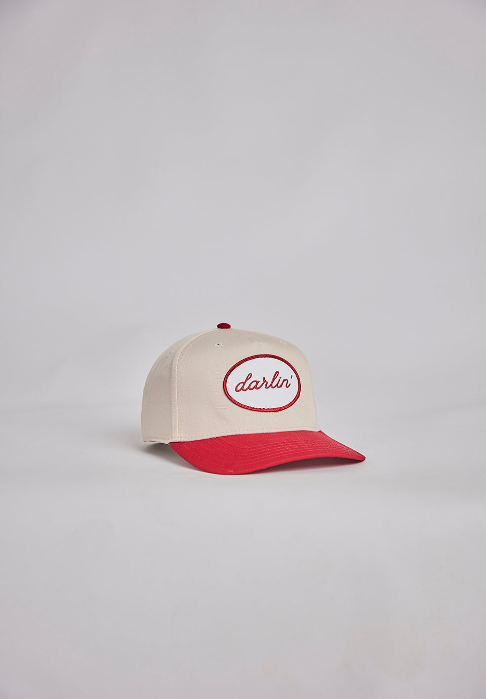 DARLIN'® Snapback Cream/Red + White Patch