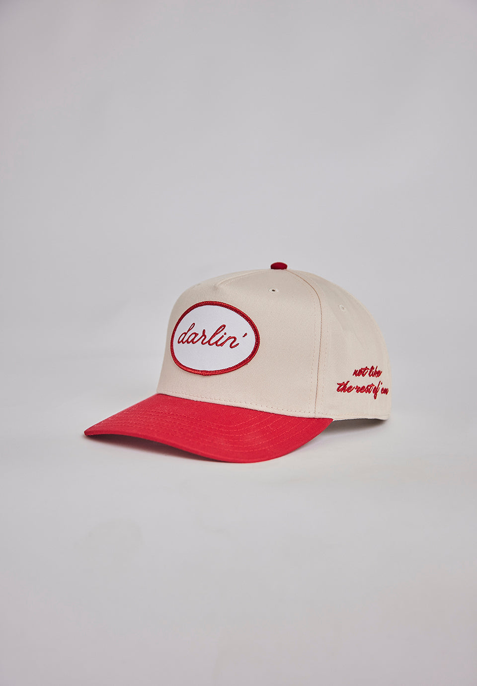 DARLIN'® Snapback Cream/Red + White Patch