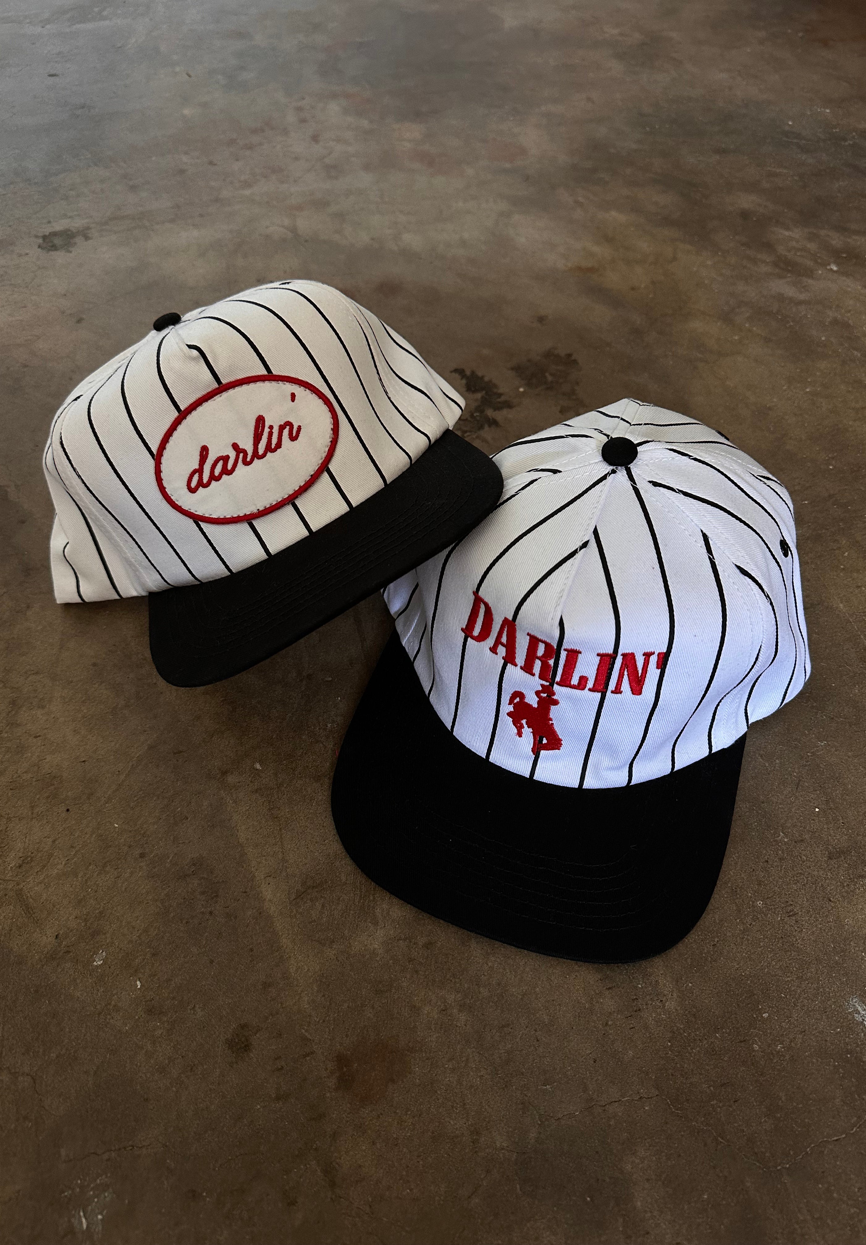 DARLIN'™ Pinstripe Snapback Red