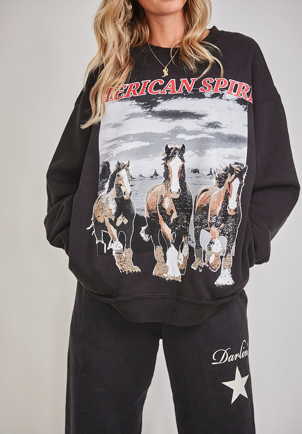 American Spirit Crewneck - Black